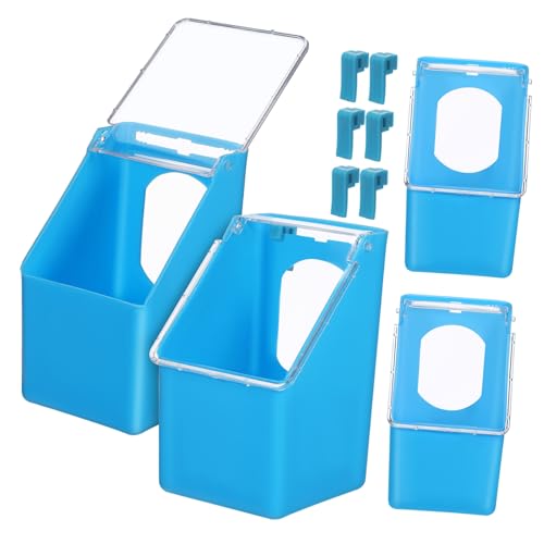 SUPVOX 4 Stück Teiliges Tauben futterspender Kunststoff mit Aufhängung Multifunktionaler Futter Wassernapf für Vogelkäfige Geeignet für Tauben Papageien Wachteln und Kanarienvögel SUPVOX 4 Stück Teiliges Tauben futterspender Kunststoff mit Aufhängung Multifunktionaler Futter Wassernapf für Vogelkäfige Geeignet für Tauben Papageien Wachteln und Kanarienvögel von Supvox