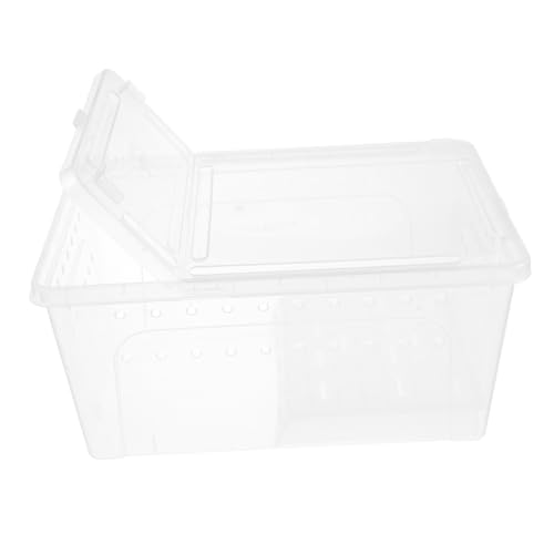 SUPVOX Amphibien -Haustier -Fütterungsbox Schildkrötengehegebecken Tank Zubehör Aqua Wasser- tragbares Terrarium Panzerset für Schildkröten Plastik Transparent SUPVOX Amphibien -Haustier -Fütterungsbox Schildkrötengehegebecken Tank Zubehör Aqua Wasser- tragbares Terrarium Panzerset für Schildkröten Plastik Transparent von Supvox