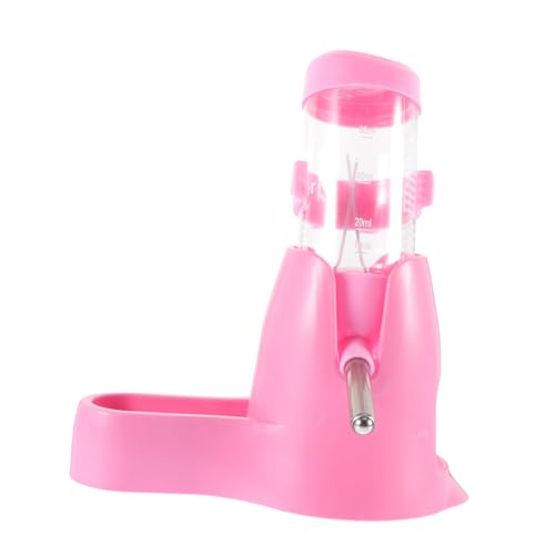 Supvox 1 Satz Trinkbrunnen für Hamster automatische Zuführung Wasserspender für Kaninchen Hamster Spielzeug hamsterspielzeug wasserflasche Wasserbrunnen für Hamster Rosa Wiederverwendbar von Supvox