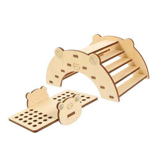 Supvox 1 Set Hamster DIY Wippe Holz Hamster DIY Brücke Spielzeug DIY Hamster Spielplatz Dekor von Supvox