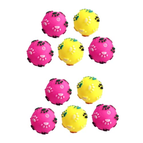 Supvox 10 STK Spielzeugball Für Haustiere Kauspielzeug Für Welpen Haustier Quietschender Ball Kätzchen Bälle Kätzchen Spielzeug Katzenbälle Interaktives Katzenspielzeug Singen Pet-Ball Supvox 10 STK Spielzeugball Für Haustiere Kauspielzeug Für Welpen Haustier Quietschender Ball Kätzchen Bälle Kätzchen Spielzeug Katzenbälle Interaktives Katzenspielzeug Singen Pet-Ball von Supvox