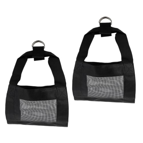 Supvox 10 STK Tierwaage Wiegeschlinge für Welpen Schlinge zum Wiegen von Tieren Tragetuch für Hunde hundewaage Wiegeslinge Ziegen-Hebegeschirr atmungsaktive Wadenwiegeschlinge Nylon Black von Supvox