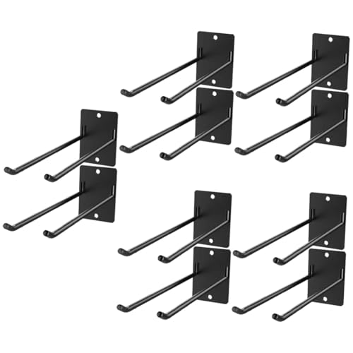 Supvox 10 STK Aufbewahrungsregal für Gartengeräte halterungen für gartengeräte rutenständer Gartengeräte Wandhalterung mopphalter Haken Rechen Wandmontierter Besengreifer Mop-Rack Eisen von Supvox