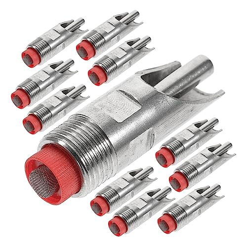 Supvox 10 Pcs Schweine-trinkhilfe Edelstahl Schweine-tränke Automatisch für Schweine Rinder Schafe Einfach Zu Bedienen und Zu Warten von Supvox