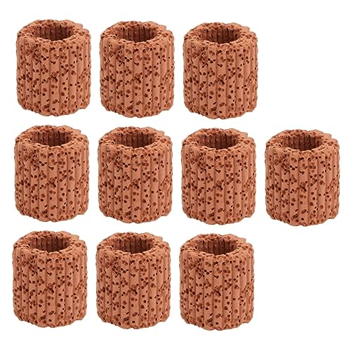 Supvox 10St Wasserfester Ring Aquarium Filter für Aquarien Futterspender Aquarienpflanzen Halterung Keramik Fixierring für Aquarienpflanzen Aquarienfilterring Schwerkraftring Pflanzen von Supvox