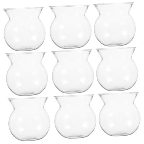 Supvox 10st Mini-vase Aus Kunststoff Blumenvase Aus Kunststoff Knospe Blumenvase Kleine Blumenvase Moderne Vase Heimdekoration Plastikvase Esstisch Blumenvase Transparent Das Haustier von Supvox