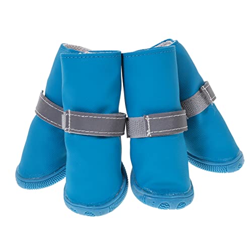 Supvox 12 STK Haustierschuhe hundeschuhe hundepflege Dog Clothes Wanderschuhe für Hunde Hundestiefel für draußen Hündchen Stiefel Hündchenschuhe reflektierend der Hund Regenstiefel Haut von Supvox