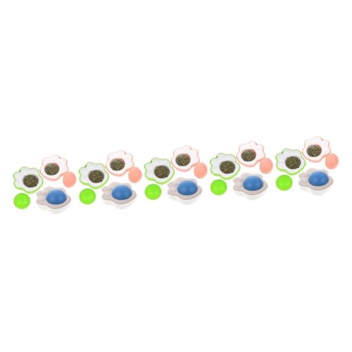 Supvox 15 STK Katzenminze Spielzeug Interaktives Katzenspielzeug Katzenbonbons lecken Interactive cat Toy interaktives Spielzeug Autos Spielzeug Katzenminzekugeln für die Katzenwand Wagen von Supvox