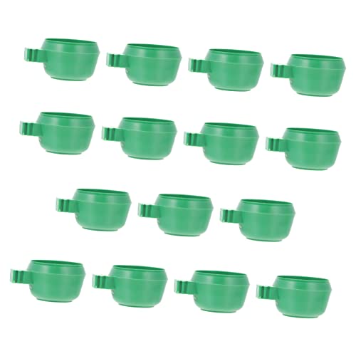 Supvox 15pcs Schalen Vogel Feeder Papagei Fütterung Schalen für Vogel Käfig und Material von Supvox