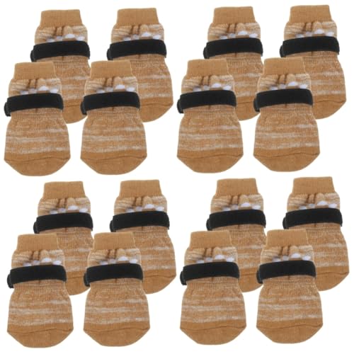 Supvox 16 Stück Hundesocken Pfoten Welpenzubehör Pfotensocken Hundepfotenschützer Haustiersocken Pfotenschützer Für Hunde Socken Für Hunde Pfotenschützer Für Kleine Hunde Hundezubehör von Supvox