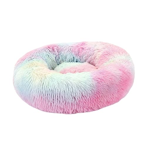 Supvox 1Stk Haustierbett Hundebett aus Kunstpelz hundebett rundes Flauschiges hundebett Fellkissenbett Hundebett für kleine Hunde hundebetten pet Bed petbett Katzen-Hundebettmatte von Supvox