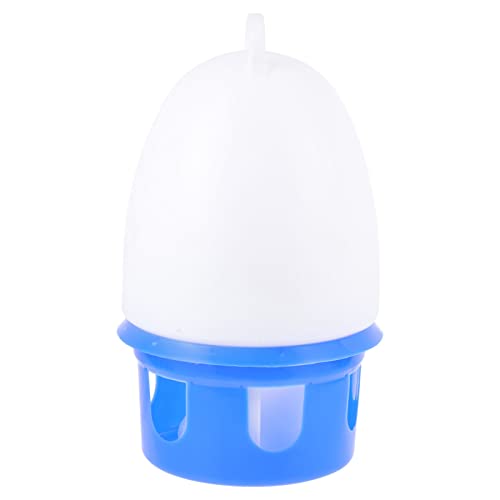 Supvox 1Stk Taubenkessel tränkebecken wasserbecken automatischer Vogelfutterspender Wasserspender für Haustiere wasserflasche Wasserspender für Tauben einfaches Vogelhäuschen PVC Blue von Supvox