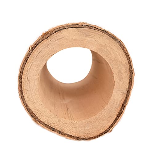 Supvox Massivholz Hamster Tunnel Haustier Hamster Spielzeug Tier Tunnel für Tiere 6cm Seite Loch von Supvox