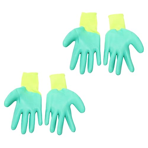 Supvox 2 Paar Hamster Handschuhe Verdickungshandschuhe Sicherheitshandschuhe – Biss Kratz Handschuhe Segeltuch Futter Handschuhe Die Haustiere Halten Trainingshandschuhe Hand von Supvox