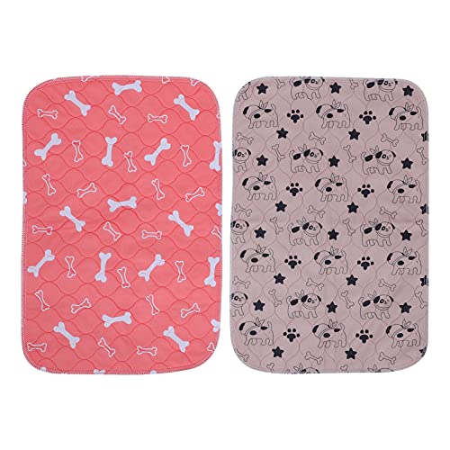 Supvox 2 STK Pet Pee Pad Pet Pinkelmatte Waschbare Hundepipimatte Hunde-PIPI-Pads Waschbares Haustierkissen Bequeme Pee-Pads Für Haustiere Haustier-urinabsorptionskissen Polyester von Supvox