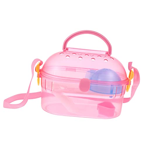 Supvox 2 Sätze Hamsterkäfig Hamster käfig Hamster cage Rucksack für die Reise Rucksäcke für die Reise Haustier Hamsterversorgung Chinchilla-Fall tragbar Outdoor-Box Zubringer Reisen Abs von Supvox