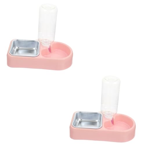 Supvox 2 Sätze Schüssel zum Aufhängen für Haustiere pet Feeder pet Water Bottle Automatischer Wasserspender für Hunde Kleiner Wasserspender für Hunde Hundenäpfe wasserflasche Hundefutter von Supvox