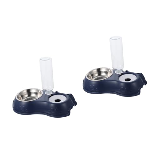 Supvox 2 Sätze Zubringer pet Feeder trinkbrunnen fã¼r Katzen Hund Katzenfutter Automatischer Wasserspender für Haustiere Wasser- und Futterspender für Haustiere Abnehmbarer Futterautomat von Supvox