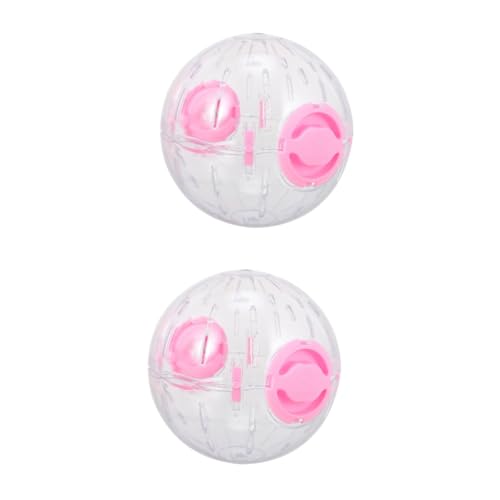 Supvox 2 STK Hamster Laufball Hamster Laufscheibe Spielzeug Mini-Spielzeug Hamster Rollende Bälle Blitzspielzeug Laufen Für Ratte Hamster Läuft Auf Rad Hamster-Gymnastikball Plastik von Supvox