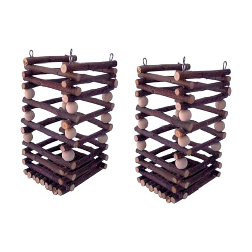 Supvox 2 Stück Feeder Rack Heimtierbedarf Haustierzubehör Kleintiere Spielzeug Kaninchen Feeder Kaninchen Holzschale von Supvox