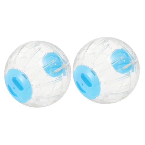 Supvox 2 Stück Hamster Laufball Leiser Hamster Kleine Haustier Übungsbälle Hamster Übungs Workout Ball Kleine Tiere Gymnastikball Hamster Rennmaus Ball Spielzeug Zwerghamster von Supvox