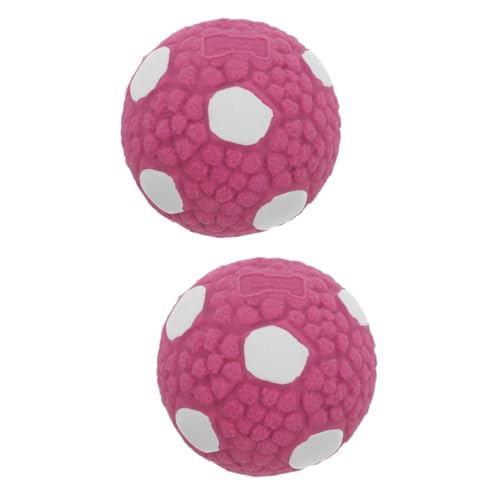 Supvox 2 Stück Hundespielzeugball Welpen Kauspielzeug Hundebälle Outdoor Spielset Hundespielzeug Für Aggressive Kauer Kleine Bälle Für Hunde Kleiner Hundeball Welpenball Outdoor von Supvox