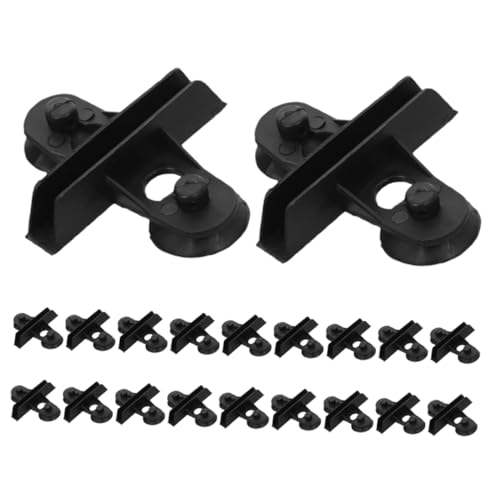 Supvox 20st Aquarium-trennclip Zubehör Für Aquarienfische Aquarium-trennklammer Aquarium-saugnapf-Clip Aquariumzubehör Werkzeugorganisator Für Aquarien Trennwand Für Aquarien Abs Black von Supvox