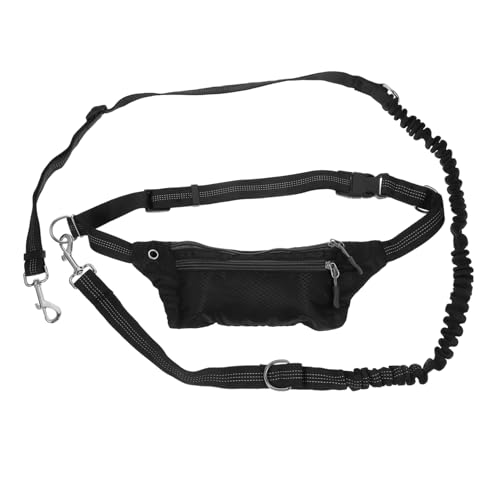 Supvox 2St Gürteltasche für die Hundeleine verstellbare Welpenhalsbänder für Streu Hundehalsband freihändige hundeleine Hands hundeleine Welpengeschirr Hundehüftleine aufwachen Gurt von Supvox