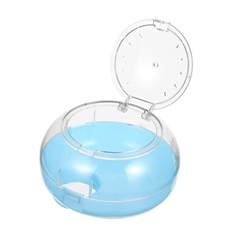 Supvox 2St Hamsterbad Haustierspieltunnel Hamstertoilette Badekäfige Hamsterdusche Sand Wannen Hamster klo Hamster Spielzeug Sandbad für Hamster Haustier Hamster Badezimmer Plastik Weiß von Supvox