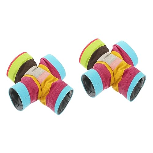 Supvox 2stücke Faltbarer Hamster-Tunnel Aus Strapazierfähigem Material Interaktives Spielzeug Für Kleintiere Vierseitiger Spielkanal Für Hamster Und Kaninchen Für Drinnen Und Supvox 2stücke Faltbarer Hamster-Tunnel Aus Strapazierfähigem Material Interaktives Spielzeug Für Kleintiere Vierseitiger Spielkanal Für Hamster Und Kaninchen Für Drinnen Und von Supvox