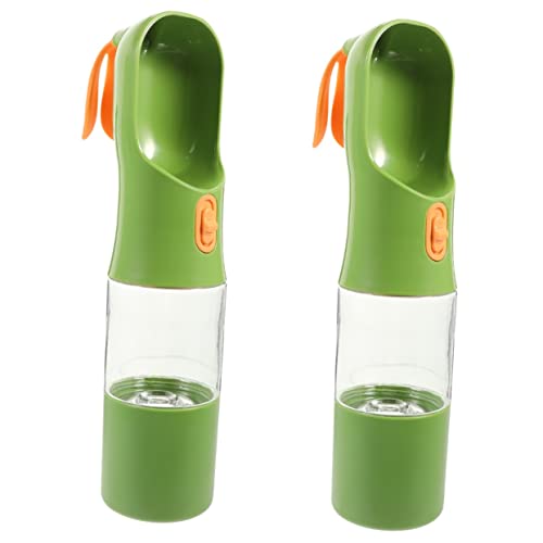 Supvox 2St Haustierfutterbecher tragbare Tränke für Haustiere tragbare Futterstation für Haustiere pet Water Bottle Hunde reisenapf Wasserspender für Hunde Outdoor-Hundeflasche der Hund von Supvox