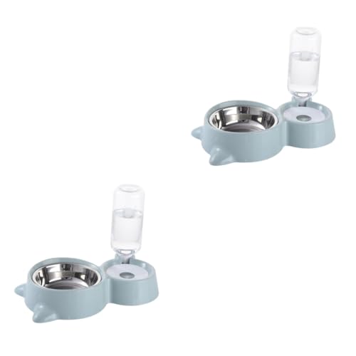 Supvox 2 Stücke Pet Feeder Schalen Katze Feeder Bowl Wasser Feeder Automatische Pet Fütterung System von Supvox