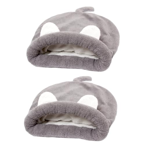 Supvox 2St Schlafsack für Haustiere Haustier-Pads Katzenschlafsack Hundebett Katzenbetten hundehaus Bett Haustier warmes Herbst und Winter Haustierbett Katze und Katzenloch Hauskatze von Supvox