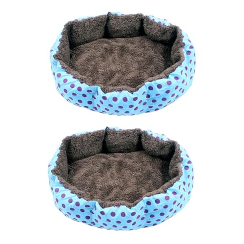 Supvox 2St für Haustierbetten Haustier Plüschhaus waschbares Hundebett Hundebetten Haustier Nesthütte pet Bed haustierfeldbett hundesofa Haustier warmes Plüschbett für Haustiere von Supvox