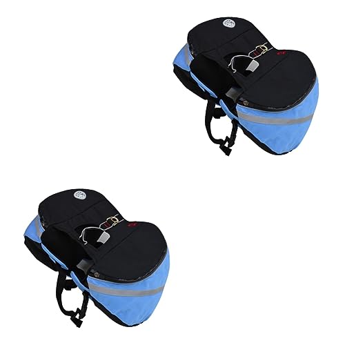 Supvox 2st Camping Rucksack Für Hunde Hunderucksack Zum Wandern Kleines Hundegeschirr Bodenfilter Für Aquarien Wanderrucksack Hundegeschirre Hund Satteltasche Tragetasche Reisen von Supvox