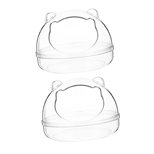 Supvox Hamster Katzentoilette Haustier Produkt 2pcs Hamster Badewanne Haustier Badewanne Kompakte Praktische von Supvox