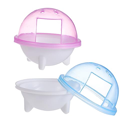 Supvox Badezimmer Toilette 2pcs Kunststoff Badewanne Käfig Badewanne für Haustier Nicht- und Glatte Kanten von Supvox