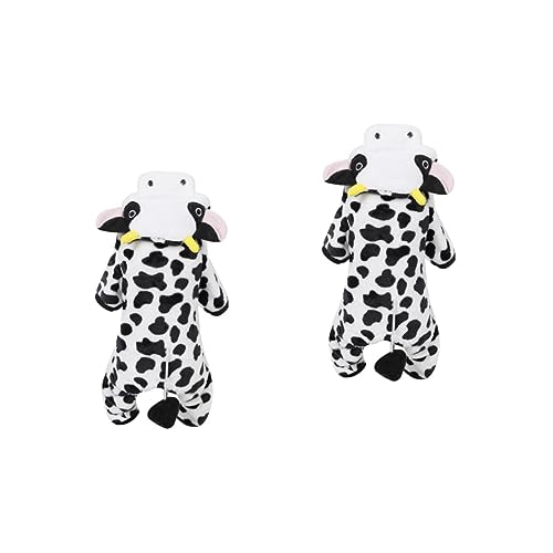 Supvox 2St warme Haustierkleidung Halloween-Milchkuhkleidung für Hunde Halloweenkostüm Welpenkostüm Pyjama milchkännchen Hunde-Outfit Hundekleidung der Hund Verwandlungs-Outfit Hundebett von Supvox