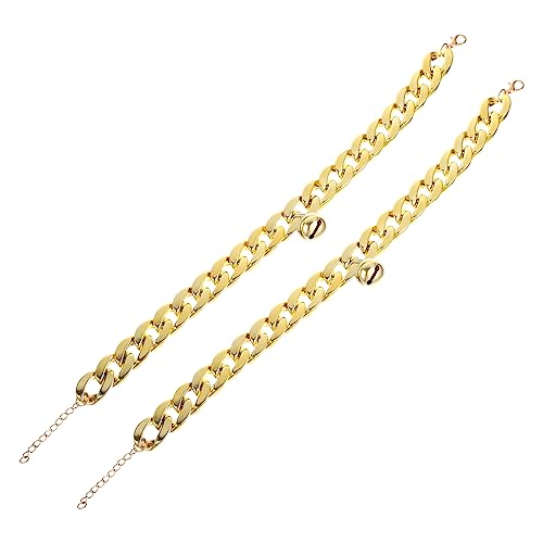 Supvox Haustier Halskette Gold Kette Halsband Hund Dekorative Lieferungen für Partys Feiertage Geburtstage von Supvox