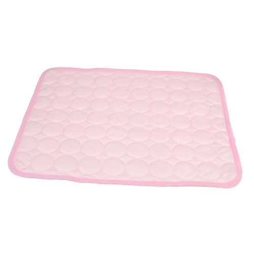 Supvox 2st Haustiermatte Kühlmatte Für Kinder Gel-hundematte Hund Kühlmatte Abgekühlt Hunde Sommerbett Hund Hält Kühle Decke Haustier Cool Kühlkissen Für Hunde Hund Schlafmatte Rosa Tuch von Supvox