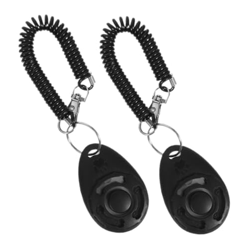 Supvox 2st Klicker Für Haustiertraining Clicker-Tool Für Das Haustiertraining Hundetrainingszubehör Clicker-Tool Für Hunde Clicker-Tool Für Haustiere Haustierklicker Black Abs von Supvox