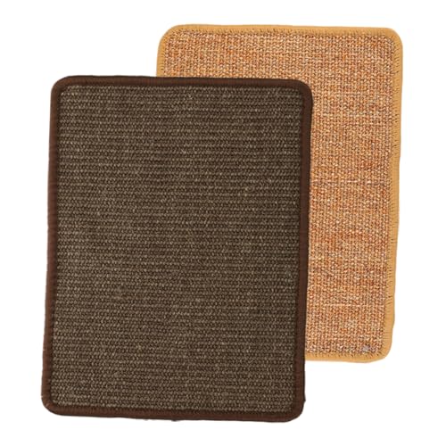 Supvox 2st Sisal Katzen Griff Kratzunterlage Für Katzen Aus Sisal Katzenkratzdecke Kratzmatte Für Kätzchen Kratzspielzeug Für Katzen Schleifpads Für Katzenklauen Katzenschleifmatte von Supvox