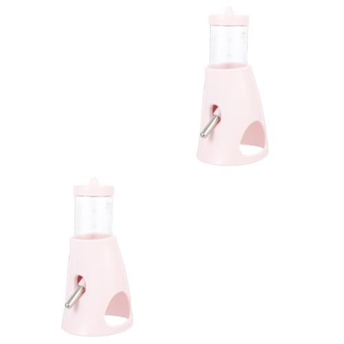 Supvox 2st Wasserflasche Für Hamster Käfig Wasserspender Für Kaninchen Ratte Haushalt Futterautomat Für Hamster Zarte Hamstertränke Hase Brunnen Haustierhäschen Liefert Pp Rosa von Supvox