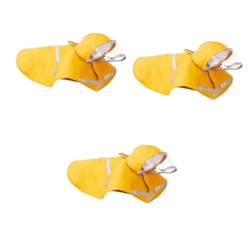 Supvox 3 STK Haustier-regentuch Hund Regen Slicker Hunderegenmantel Mit Regenbekleidung Für Hunde Regenmantel Für Haustiere Regenjacke Für Haustiere Hunde-Regen-Hoodie Großer Hund Poncho von Supvox