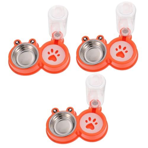 Supvox 3 STK Haustiernapf Futterspender Futternapf für Haustiere Dog Bowl Hunde schüssel Katzennapf Katzennäpfe Wasserflasche Automatischer Wasserspender für Hunde Lebensmittel Zubringer von Supvox