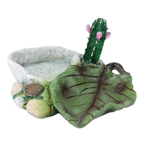 Supvox 3 STK Reptilienschale Wassernapf Für Reptilien Futternapf Für Reptilien Gecko-Terrarium Eidechsen-Terrarium Reptilienbecken Schlangenwasserschale Eidechse Wassernapf Froschschale von Supvox