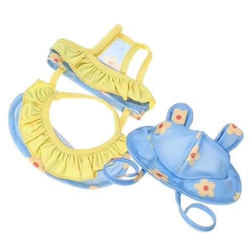 Supvox 3 Sätze Haustier-Badeanzug Badeanzug für Haustiere Welpenskizzen Welpenkleider Hunde schwimmweste schwimmwesten für Hunde Sommerkleidung für Hunde Welpen Sommerkleid Elasthan Blue von Supvox