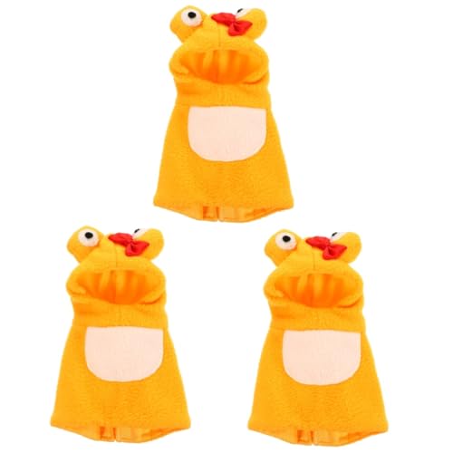 Supvox 3 Stück Haustier Vogel Kleidung Vogel Fluganzug Halloween Kostü Vogel Papagei Kleidung Vogel Hoodie Kleidung Papageienwindeln Spielzeug Ara Wellensittich Fluganzug von Supvox