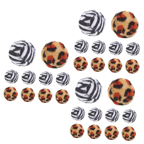 Supvox 30 STK Katzenspielzeugball Kätzchen Bälle Spielzeug Spielzubehör für Katzen interaktives Spielzeug stressabbau Spielzeug Kätzchen Spielzeug Haustierzubehör Kätzchenspielzeug Sport von Supvox