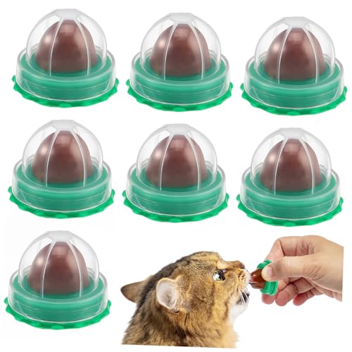 Supvox 30 STK Katze süßigkeiten lecken lecken spaß Leckereien für Katzen schleckmatte Katze saugnapf Spielzeug für Haustiere Kätzchen-Energieball Katzenspielzeug Ballspielzeug für Katzen von Supvox